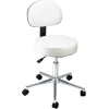 Tabouret Roulant Beauty Comfort Blanc Avec...